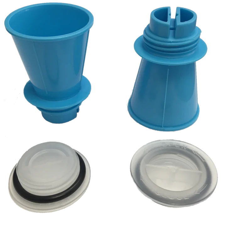 Mediflow Water Pillow - Replacement Care Pack (Funnel and Cap With O-Ring)