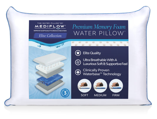 Elite Memory Foam Water Pillow
