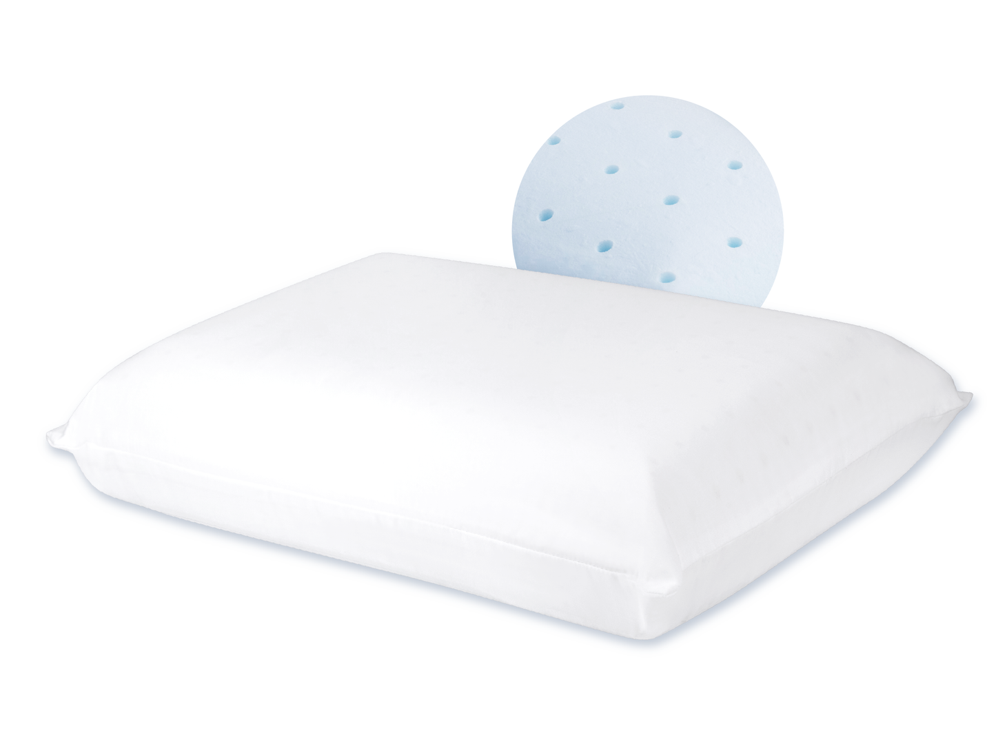Mediflow Water Pillow - Original Cooling Memory Foam